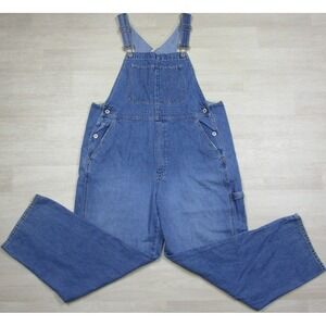 Vintage Y2K Gap Overalls Men's (XL) Baggy Carpenter Workwear Adjustable Straps